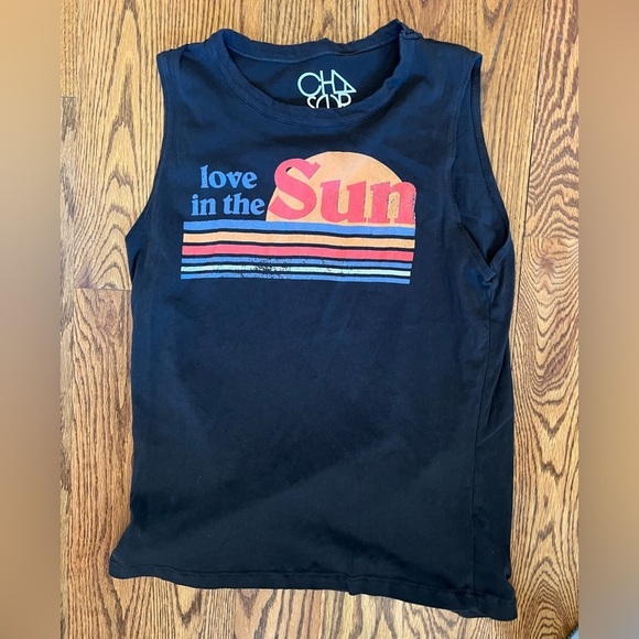 Chaser - Love in the Sun Muscle Tank- Size Large - Picture 2 of 6